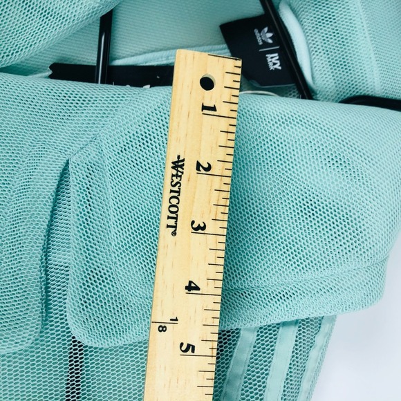 Beyonce Ivy Park Adidas S Long Mesh Mint Green Trench Coat NWT - Picture 9 of 11